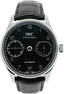 IWC Portugieser IW500703 Stainless steel Black