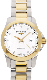 Longines Conquest L33763877 Stainless steel White