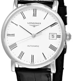 Longines Elegant L4.809.4.11.2 / L48094112 34.5mm Stainless steel White