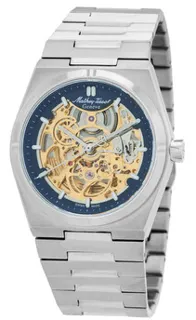 Mathey-Tissot Zeus Skeleton H118CFABU 41mm Stainless steel Blue