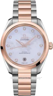 Omega Aqua Terra 220.20.38.20.55.001 Brushed/polished steel White