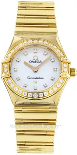 Omega Constellation 11647500 18k yellow gold White