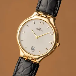 Omega De Ville 196.0316 32mm Yellow gold Champagne