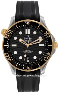 Omega Seamaster Diver 300M 210.22.42.20.01.001 Yellow gold Black