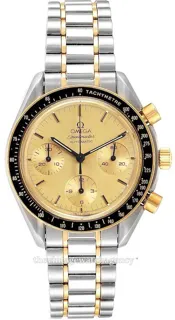 Omega Speedmaster 3310.10.00 39mm 18 carat yellow gold$steel Champagne