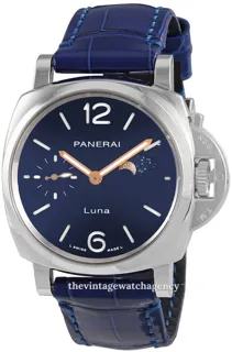 Panerai Luminor Due PAM 01179 38mm Stainless steel Blue