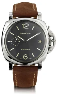 Panerai Luminor PAM 00755 38mm Stainless steel sunburst grey