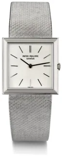 Patek Philippe Gondolo 3494 18k white gold Silver