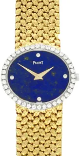 Piaget 9806 D 2 18k yellow gold Blue