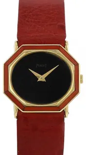 Piaget Vintage 93431 Yellow gold Black