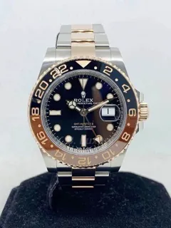 Rolex GMT-Master II 126711CHNR Stainless steel and Everose gold Black