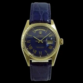 Rolex Day-Date 1803 36mm Yellow gold Blue