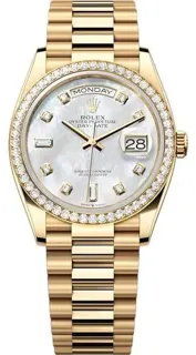 Rolex Day-Date 36 128348RBR 36mm Yellow gold White