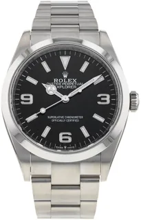 Rolex Explorer 124270 Stainless steel Black