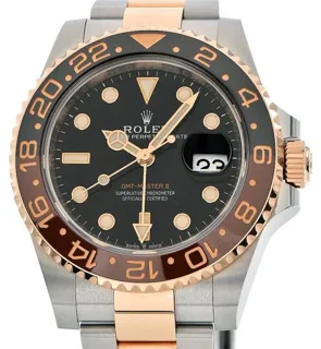 Rolex GMT-Master II 126711CHNR 40mm Yellow gold and Stainless steel Black