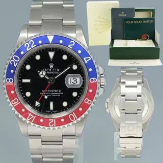 Rolex GMT-Master II 16710 40mm Stainless steel Black