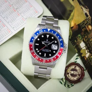 Rolex GMT-Master II 16710 (GMT-MASTER II (UP TO 2007)) 40mm Stainless steel Black