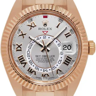 Rolex Sky-Dweller 326935 42mm Rose gold Gray