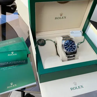 Rolex Sky-Dweller 336934 42mm Stainless steel Blue