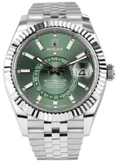 Rolex Sky-Dweller 336934 42mm Stainless steel Green