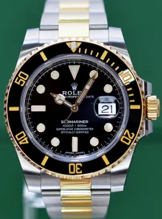 Rolex Submariner 116613 40mm Stainless steel and 18k yellow gold Black