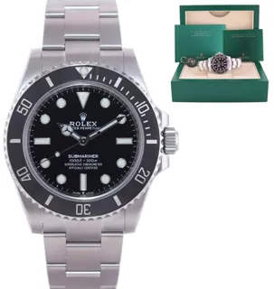 Rolex Submariner (No Date) 124060 41mm Ceramic Black