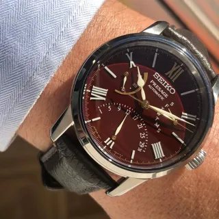 Seiko Presage SPB395J1 40mm Stainless steel Burgundy