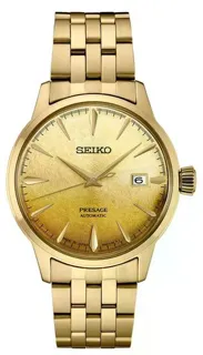 Seiko Presage SRPK46J1 40mm Stainless steel Golden