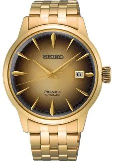 Seiko Presage SRPK48J1 40mm Yellow gold and Stainless steel Golden