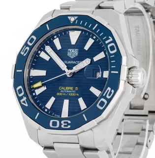 TAG Heuer Aquaracer 300M WAY201B 43mm Stainless steel Blue