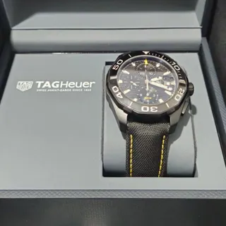 TAG Heuer Aquaracer CAY218A.FC6361 43mm Ceramic and Titanium Black