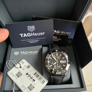 TAG Heuer Aquaracer CAY218A.FC6361 43mm Ceramic and Titanium Black