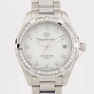 TAG Heuer Aquaracer Lady WBD1315.BA0740 32mm Stainless steel White