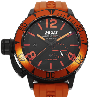 U-Boat Sommerso 9543 Stainless steel Black