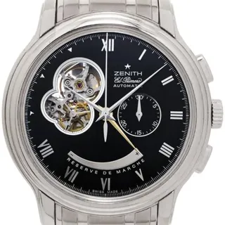 Zenith El Primero Chronomaster Open XXT 03.1260.4021 45mm Stainless steel Black