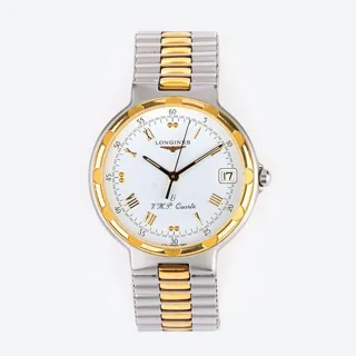 Longines Conquest 4952-8613/276 33mm Stainless steel and Gold-plated White