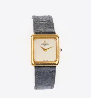 Baume & Mercier 38396 18k yellow gold Silver