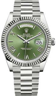 Rolex Day-Date 228239 40mm White gold Green