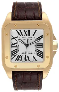 Cartier Santos W20071Y1 Yellow gold Silver