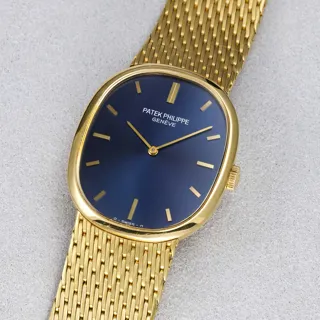 Patek Philippe Ellipse 3748/1 18k yellow gold Blue