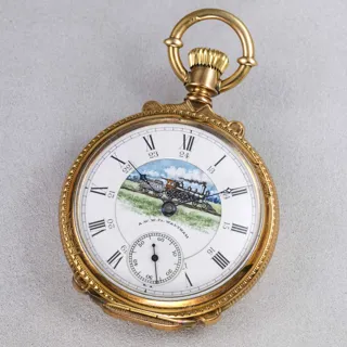 Waltham Watch Company 14k yellow gold White