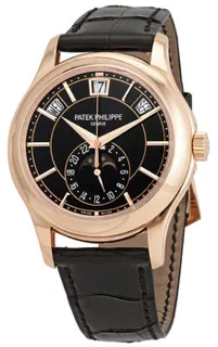 Patek Philippe Annual Calendar 5205R-010 Rose gold Black