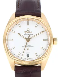 Omega Globemaster 130.53.39.21.02.002 39mm Yellow gold Silver