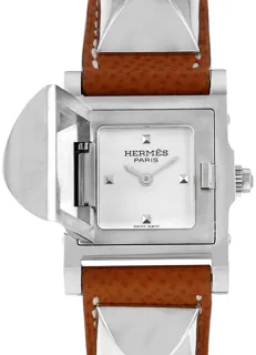 Hermès Médor ME2.210 Stainless steel White