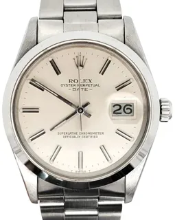 Rolex Oyster Perpetual Date 15000 Stainless steel Silver