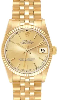 Rolex Datejust 31 68278 Yellow gold Champagne