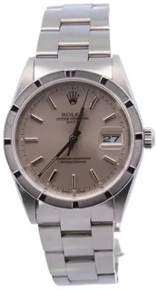 Rolex Oyster Perpetual Date 15210 Stainless steel Blue