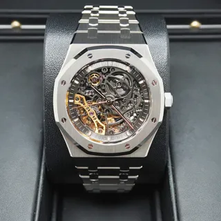 Audemars Piguet Royal Oak 15407ST.OO.1220ST.01 Stainless steel Slate Grey$Openworked