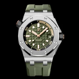 Audemars Piguet Royal Oak Offshore Diver 15720ST.OO.A052CA.01 Stainless steel Green