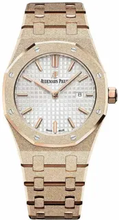 Audemars Piguet Royal Oak Frosted 67653OR.GG.1263OR.01 Rose gold White